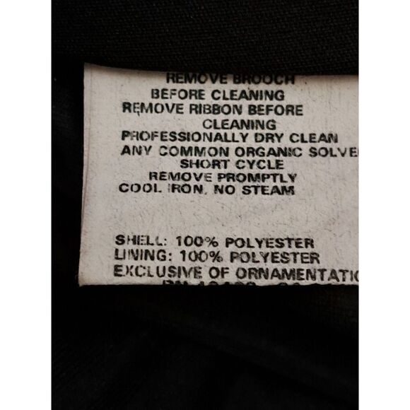 Jessica McClintock‎ Dress Size 10 Black Vintage 80s Lace Strapless Maxi Broach - Picture 11 of 11